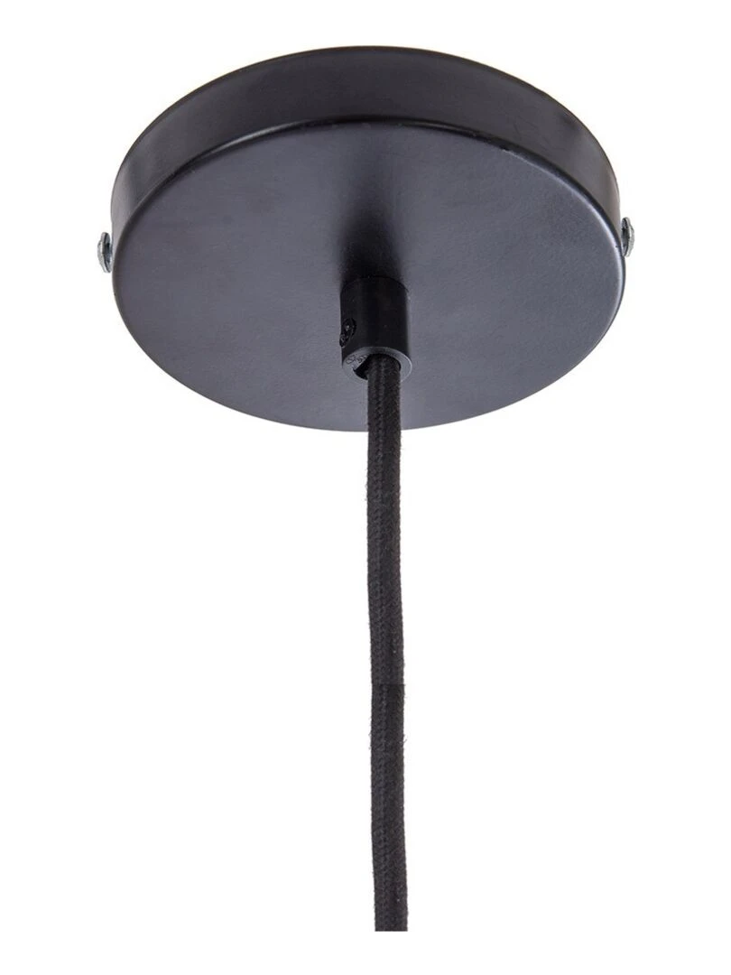 Suspension métal filaire rotin Suwa noir D35   Noir