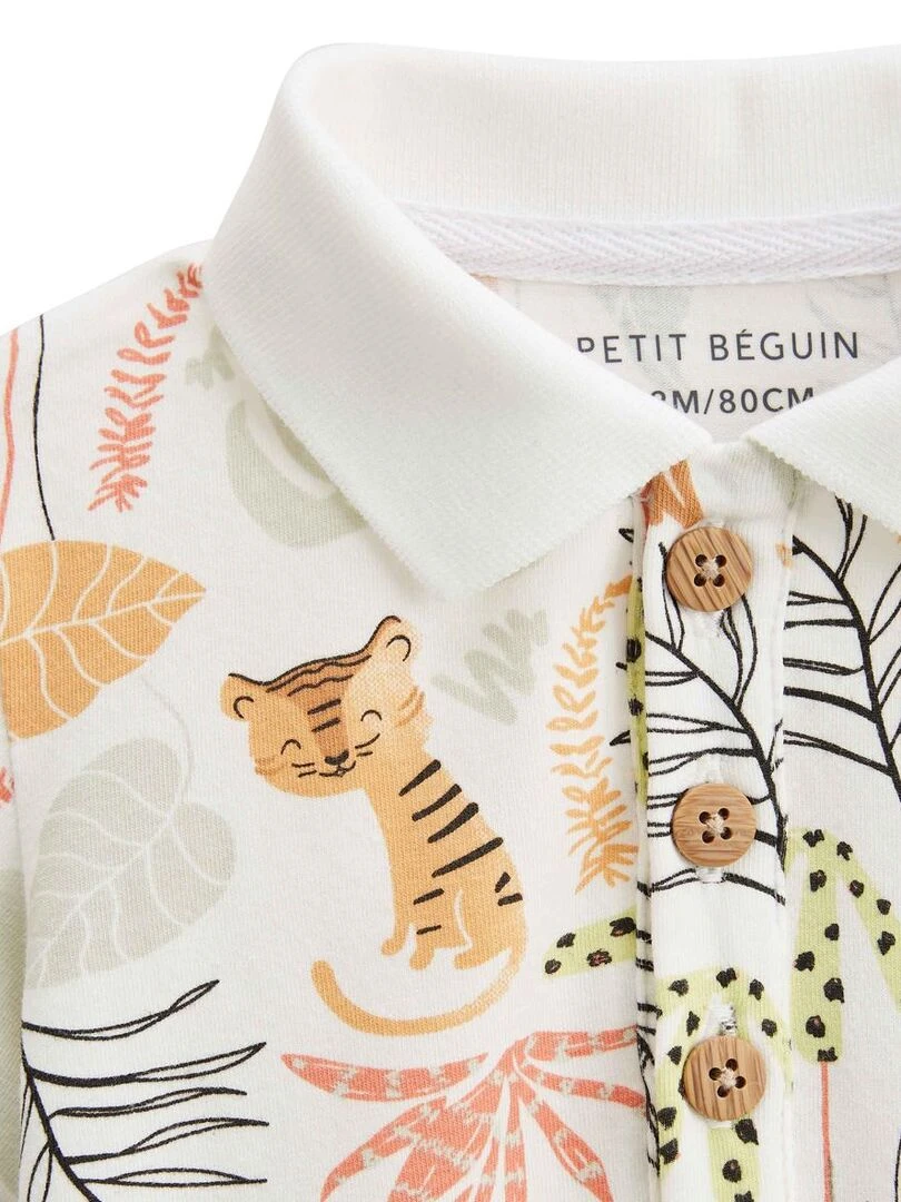 Polo bébé Dumbea   Ecru