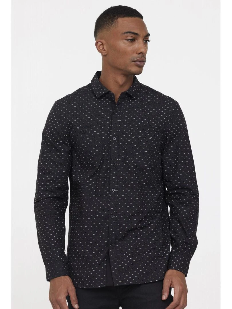 Lee Cooper Chemise manches longues coton regular DIZO Noir