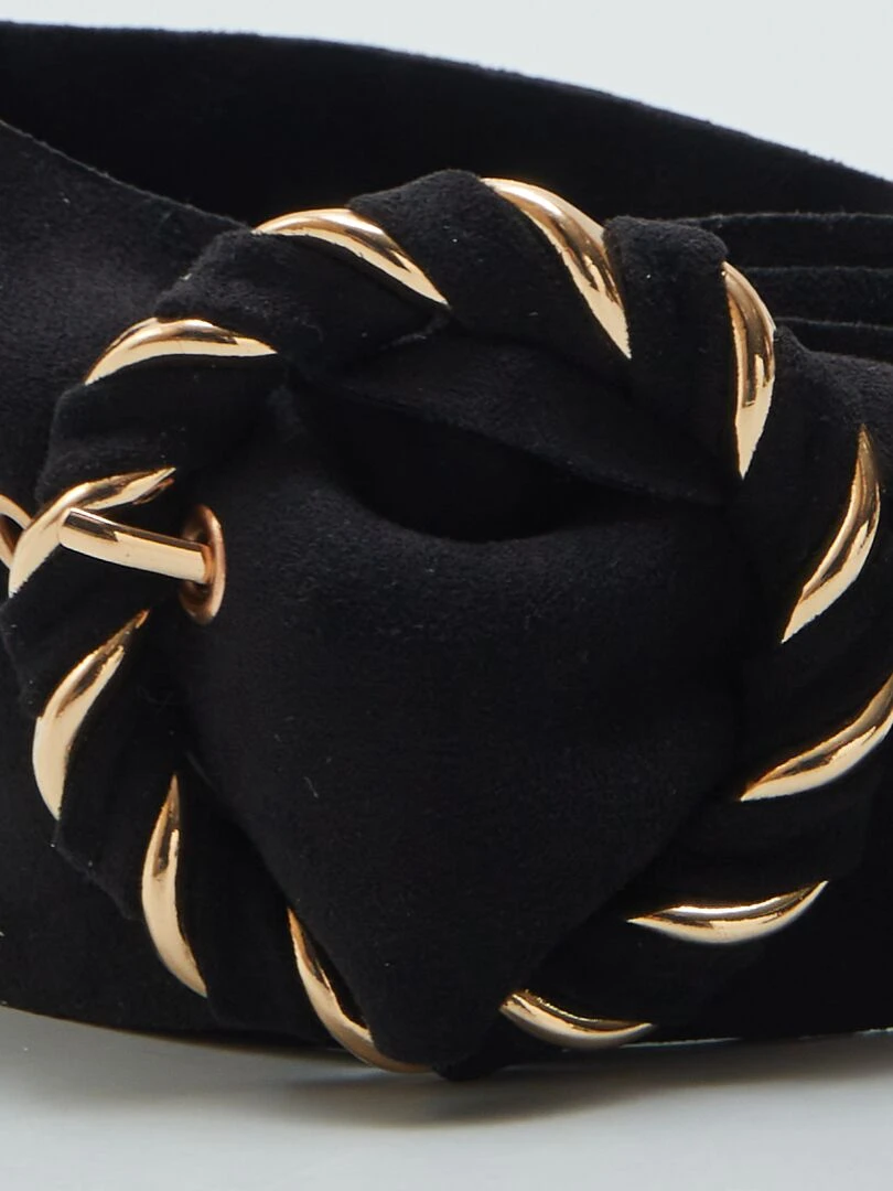Ceinture en suédine noir