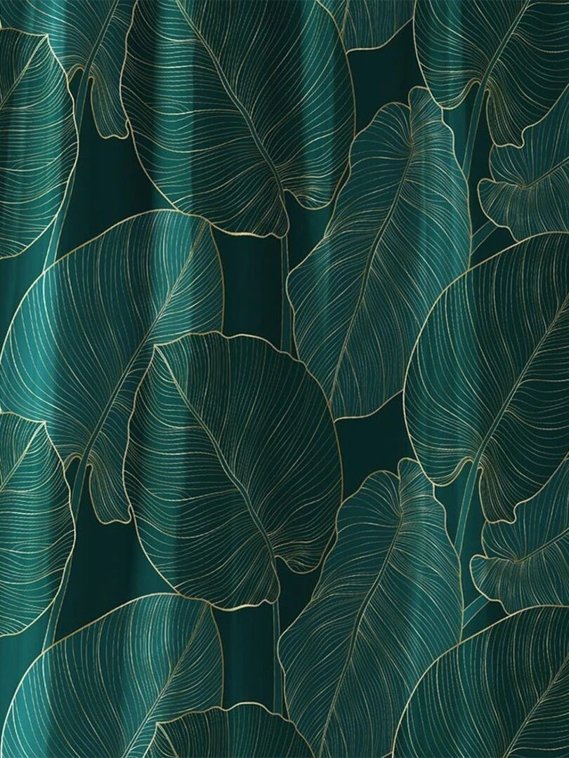 Rideau de douche polyester 180x200 Jade   Vert