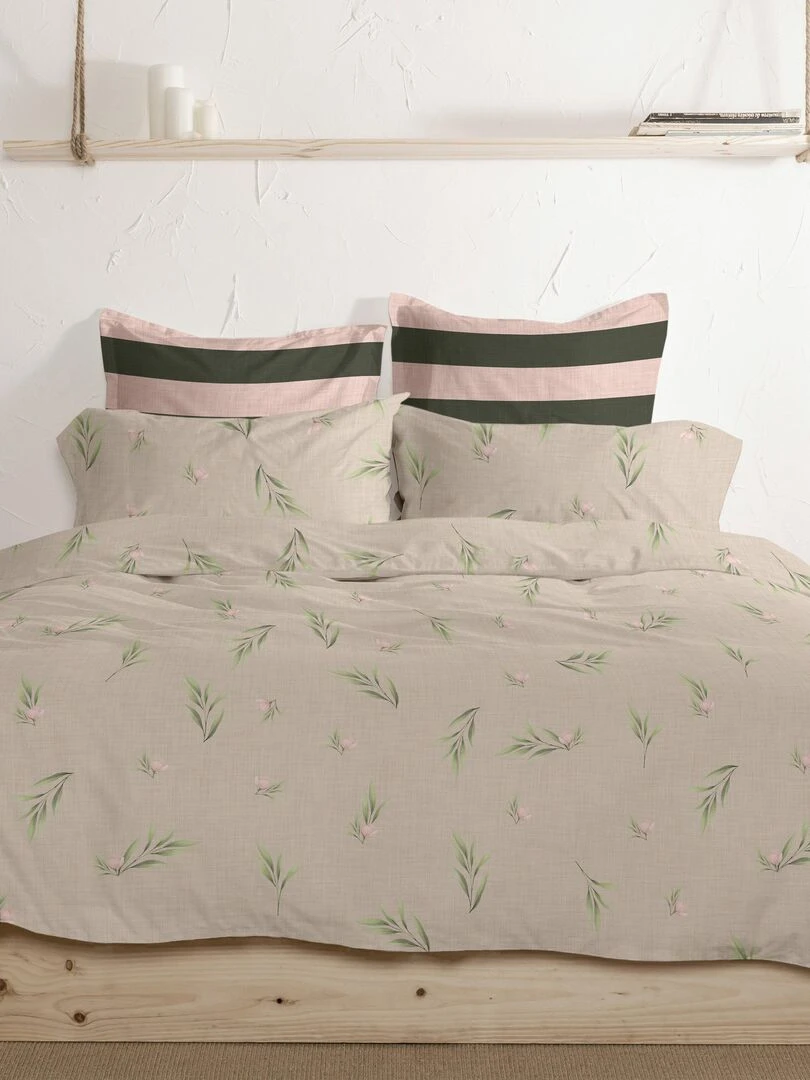 Housse de couette Summer Floral (D) "Happyfriday"   Blanc