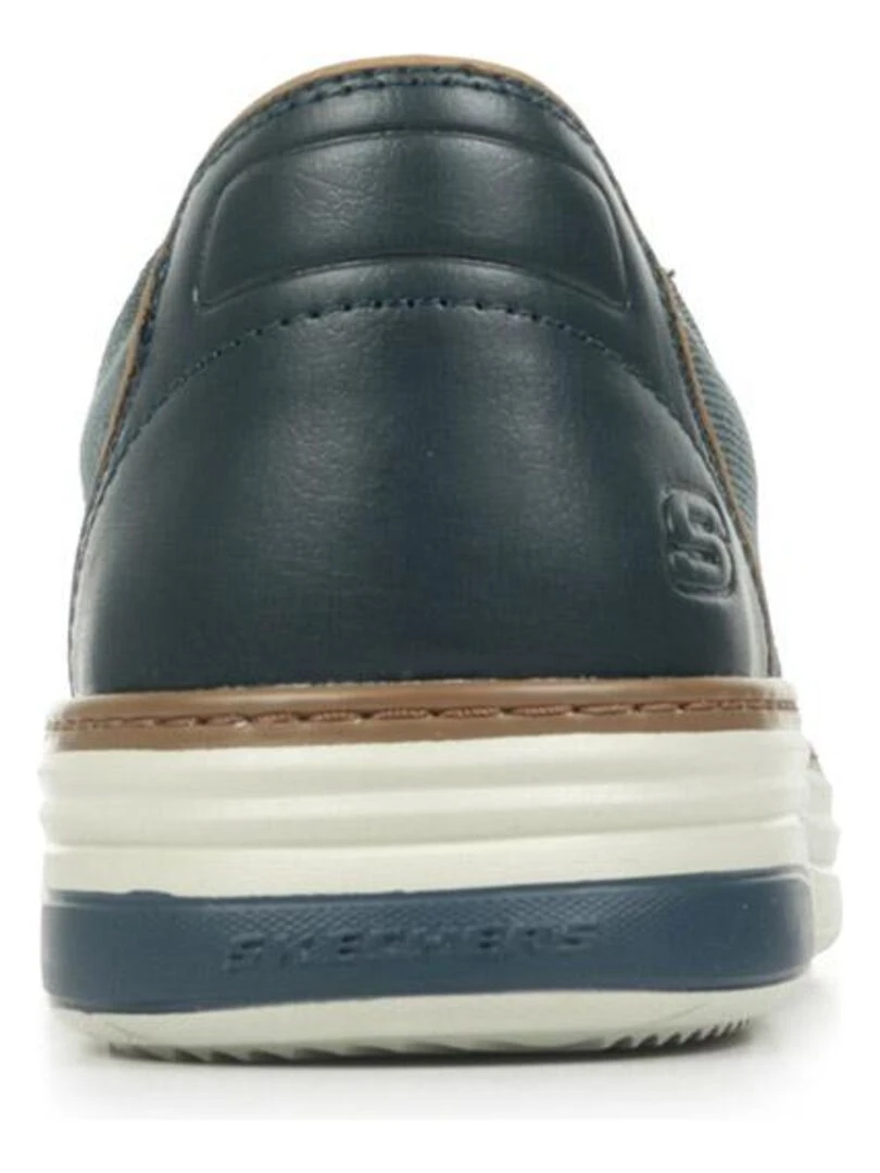 Baskets Skechers Hyland Ratner   Bleu Marron