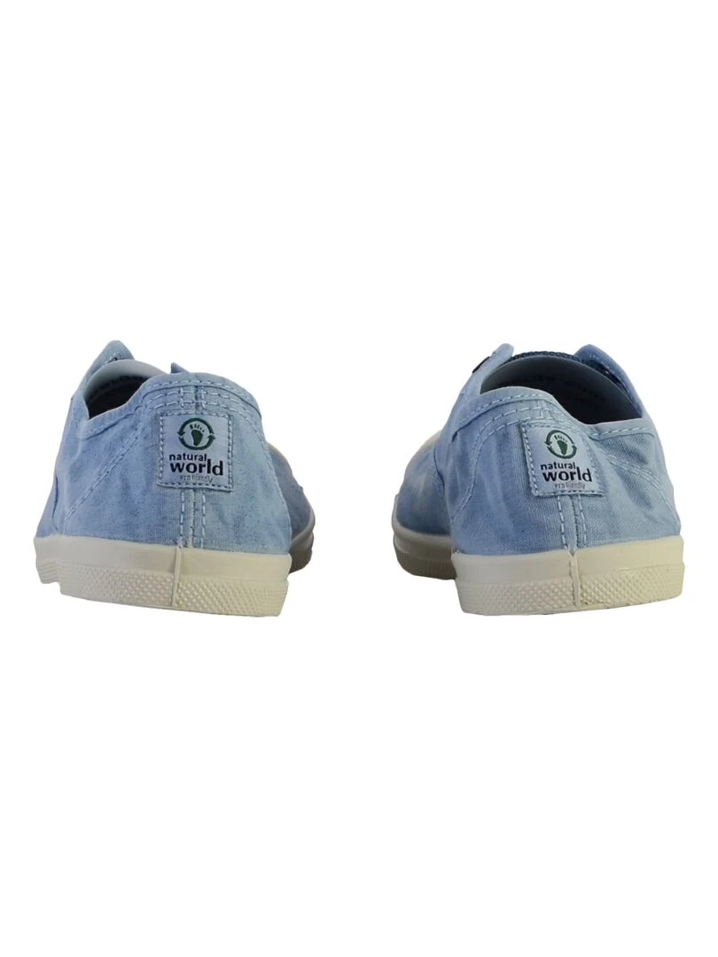 Tennis à lacet Natural World   Bleu