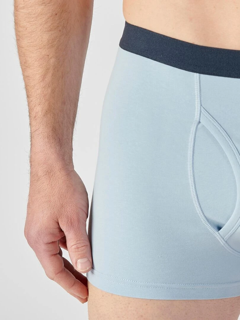 Lot de 3 boxers ouverts   Damart   Gris Bleu