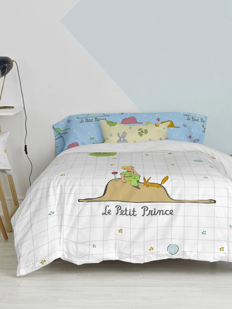 Parure housse de couette 2 pièces Imagination "Happyfriday" Multicolore