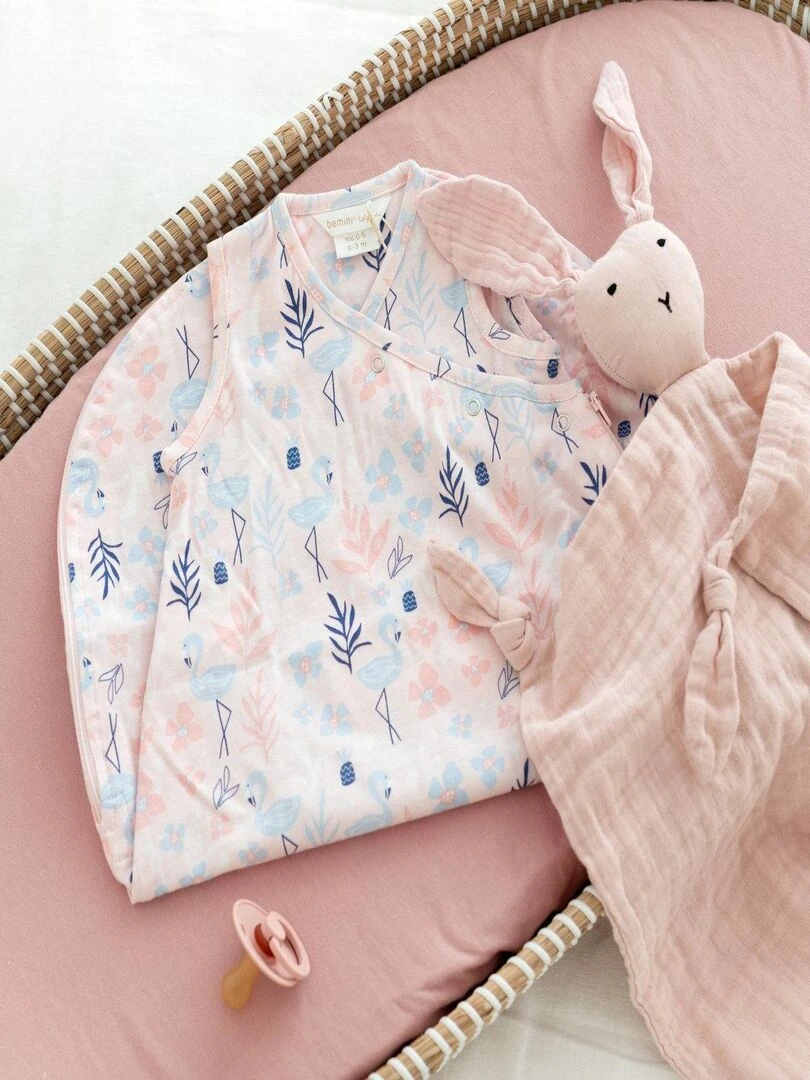 Bemini Gigoteuse  sans manches Jersey   Rose pâle