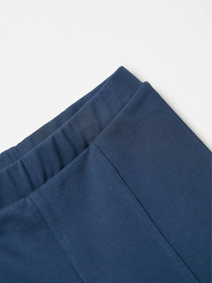 Legging avec Plis Cousus Fille   LE CHALET   Bleu foncé