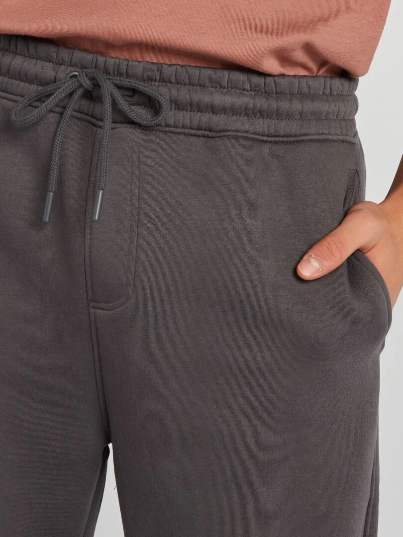 Jogging en molleton   gris