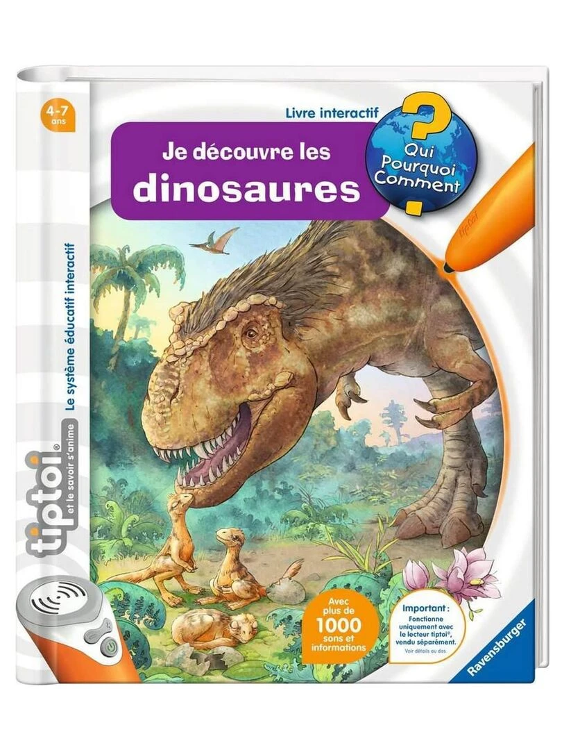 Livre Interactif Tiptoi Je découvre les dinosaures N/A