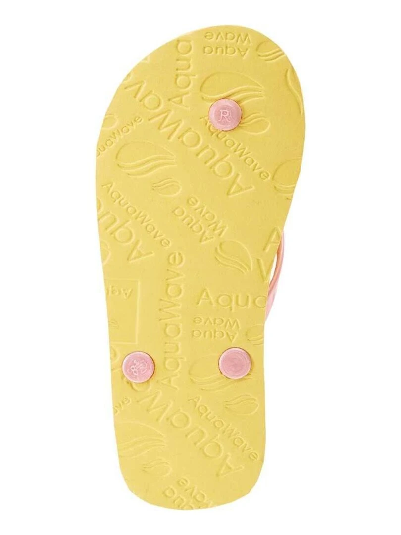 Aquawave   Tongs PAMIRA   Jaune clair