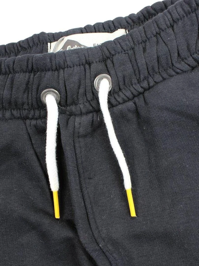 Lee Cooper   Pantalon garçon imprimé logo en coton   Noir