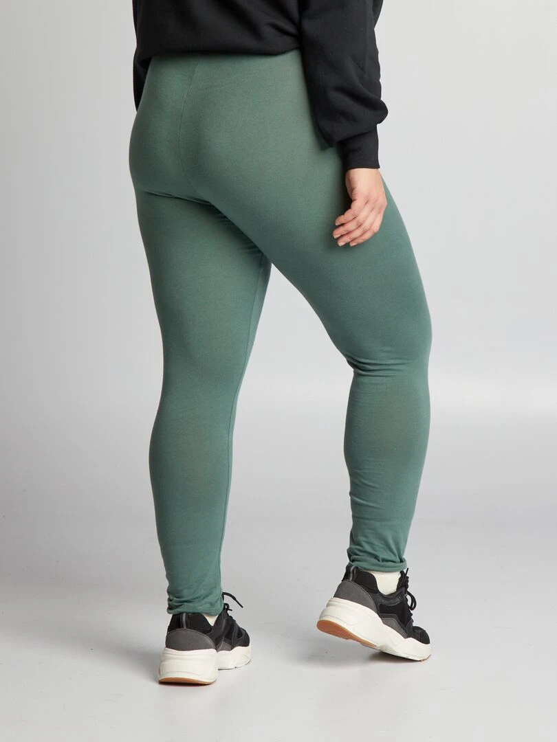 Legging long en coton   Vert
