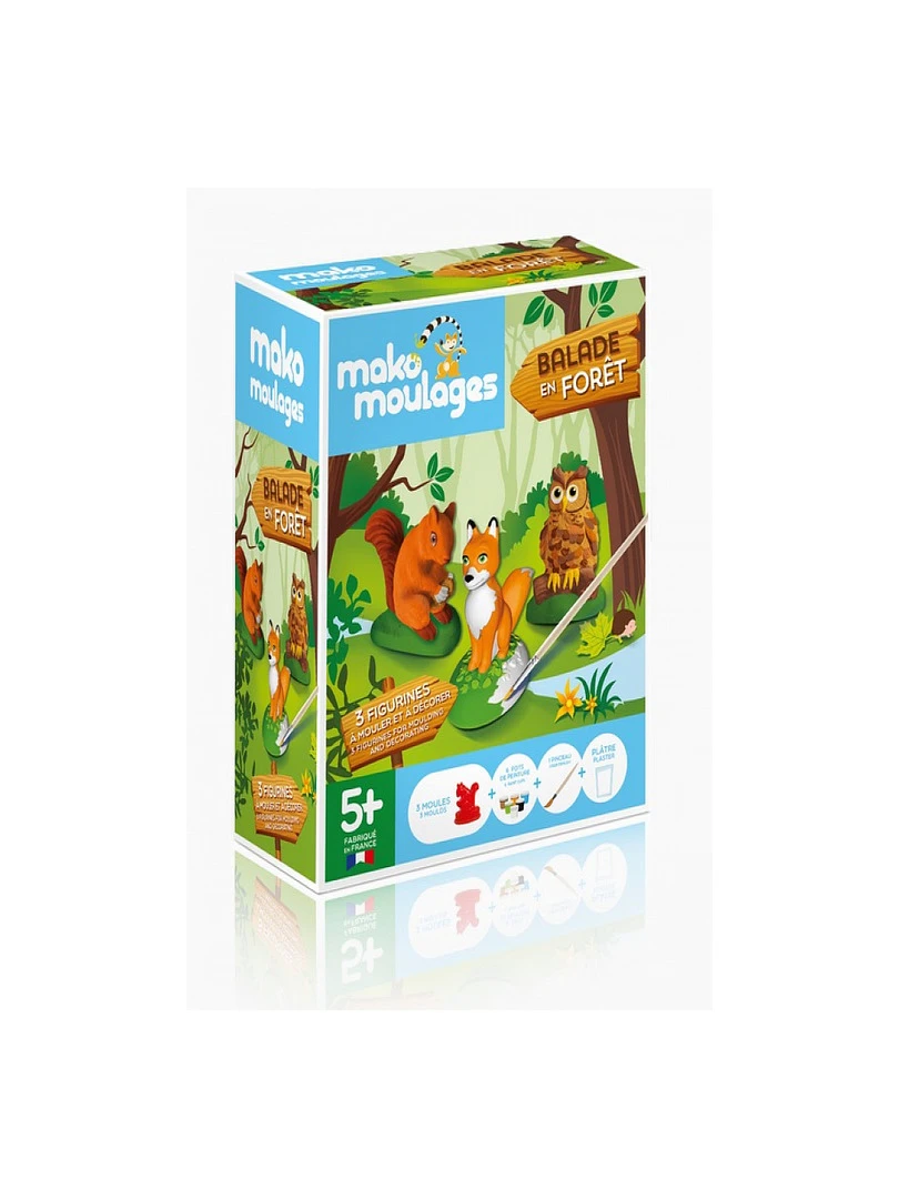 Mako Moulage Balade En Foret 3 Moules N/A