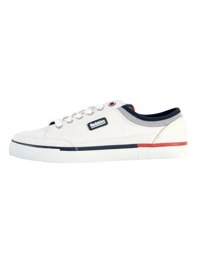 Basket A Lacets Redskins Genial Blanc