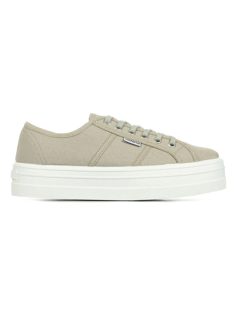 Baskets Victoria Basket Lona Plataforma Beige
