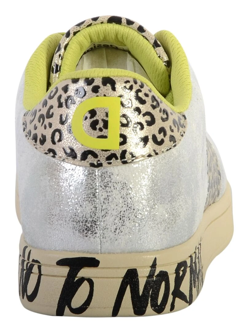 Basket Desigual Cosmic Leopard   Gris