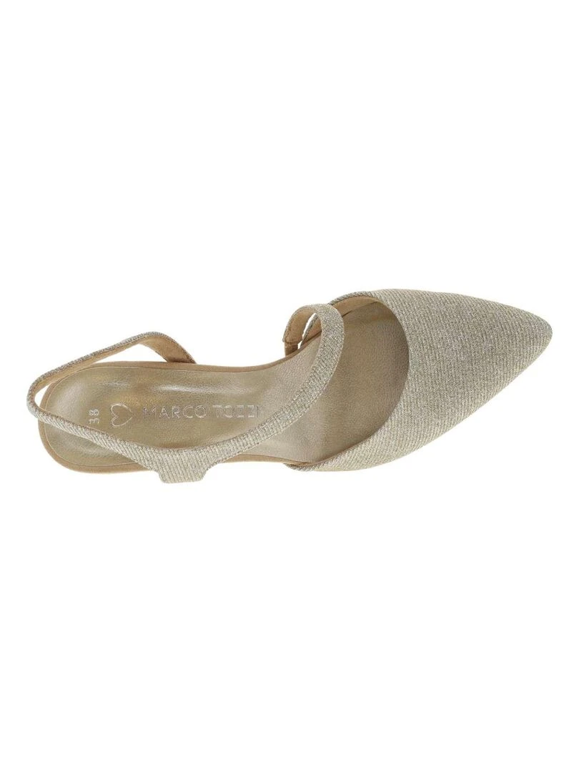 MARCO TOZZI   Escarpins talon décroché moyen   Gris