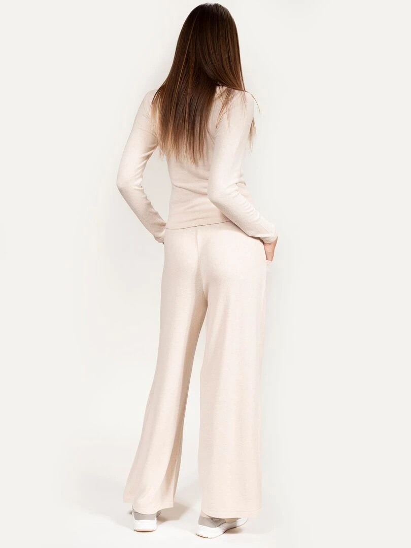 Pantalon large Femme Beige   Beige
