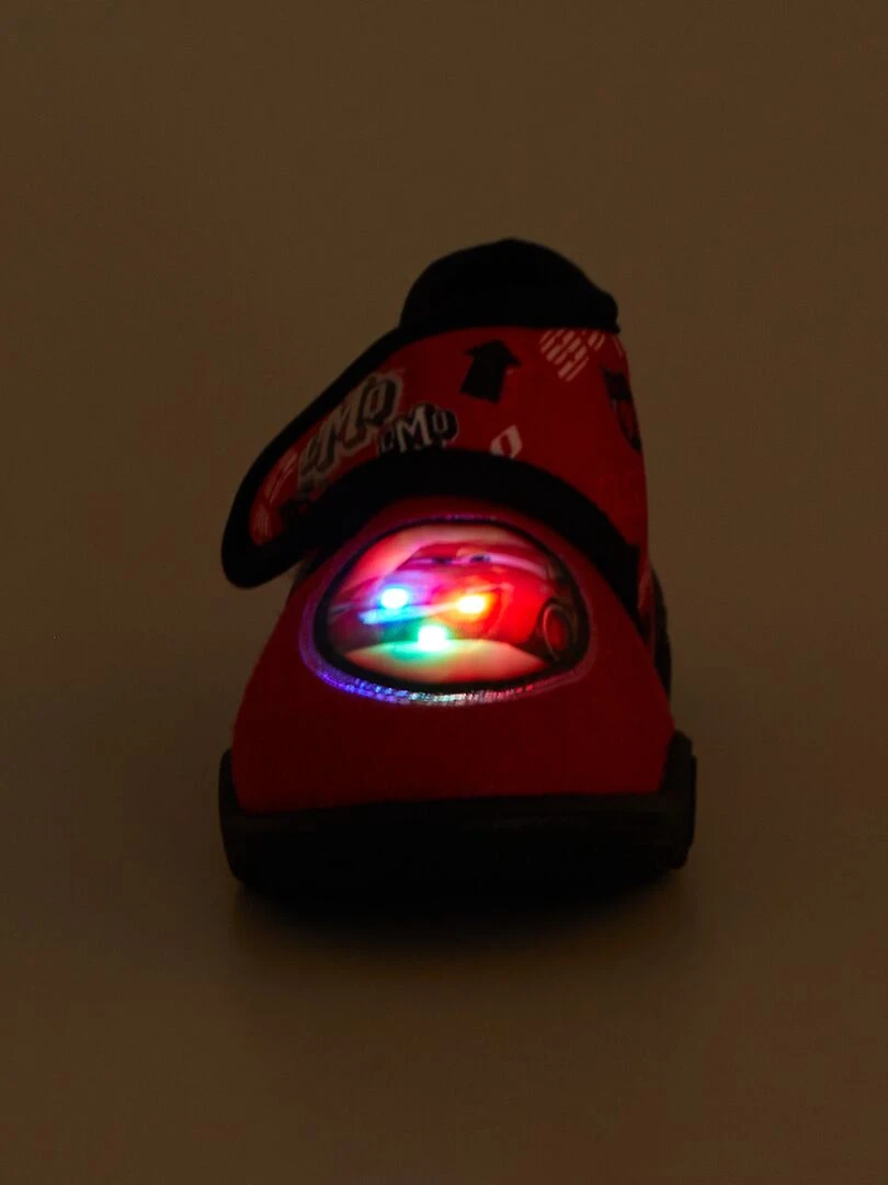 Chaussons à scratch 'Cars'   Rouge