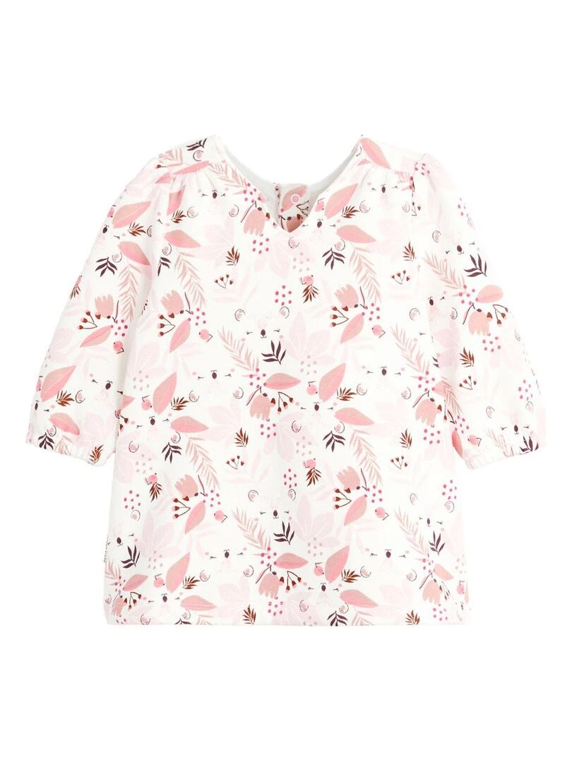 Ensemble robe en molleton et legging bébé fille Alysse Rose