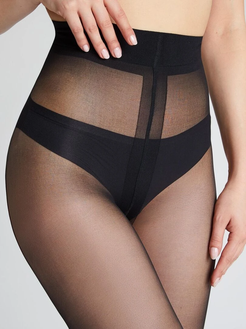 Collant indemaillable 40 deniers Rita   RougeGorge Lingerie   Noir