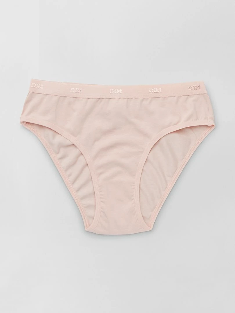 Lot de 3 culottes Les Pockets de 'DIM'   blanc/bleu/rose