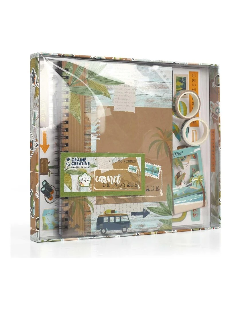 Kit carnet de voyage scrapbooking   N/A