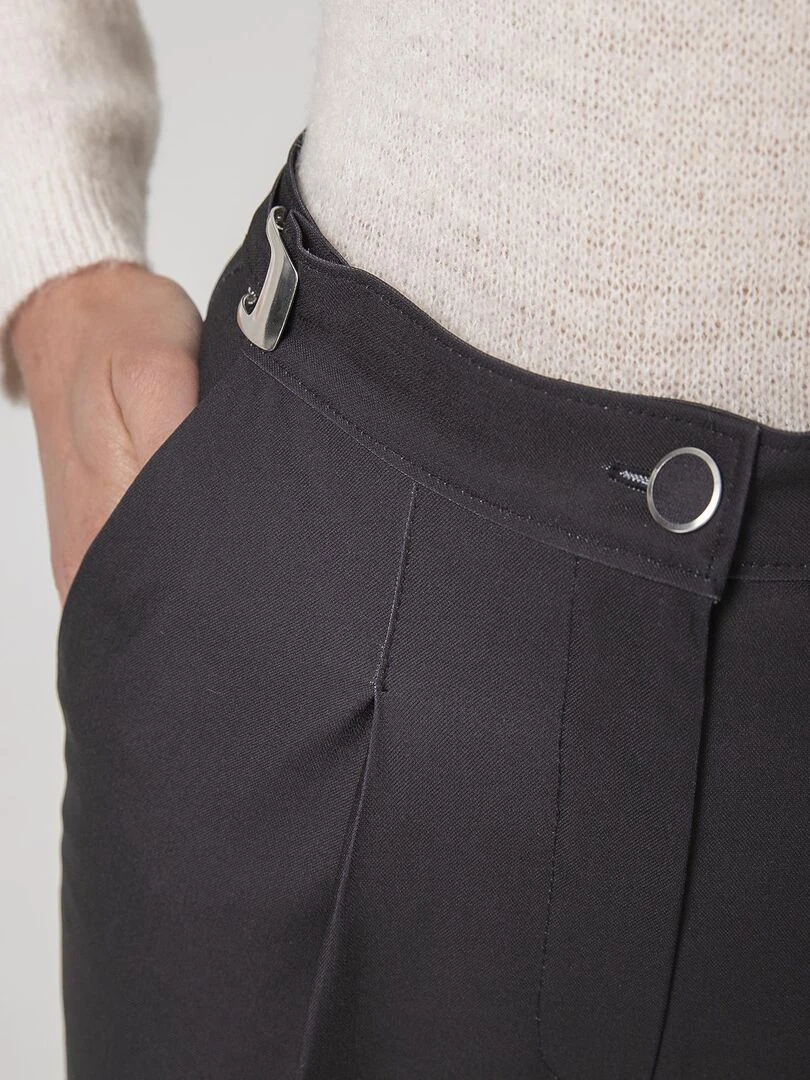 Pantalon ceinture réglable   Damart   Noir