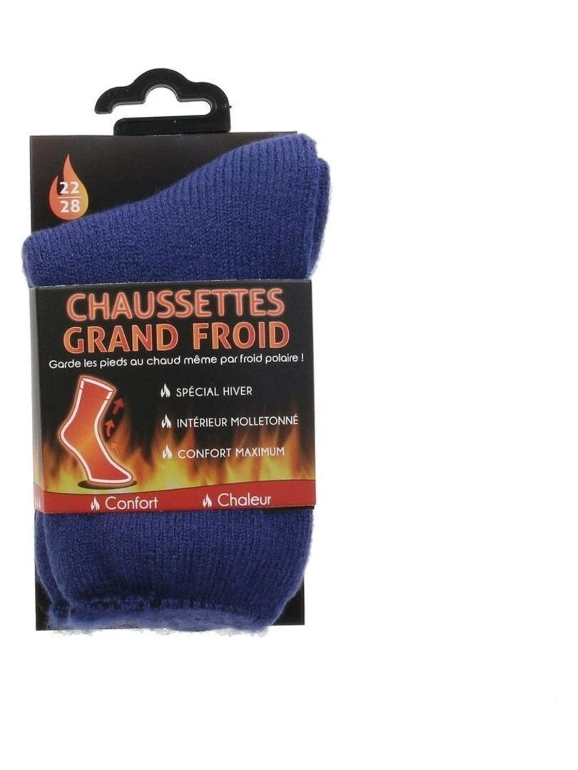 Chaussettes Mega Thermo hiver enfant rouge 29/34 Rouge