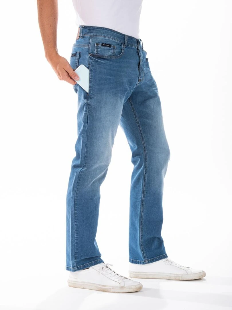 Smartphone jeans RL70 Fibreflex® stretch brossé SPJZC 'Rica Lewis' Bleu