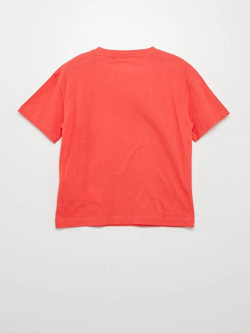 Tee shirt imprimé 'Hot Wheels'   rouge