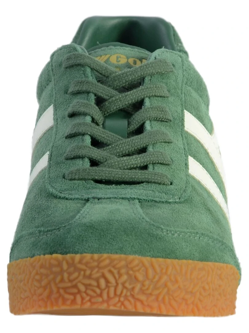 Basket Gola Harrier Suede   Vert