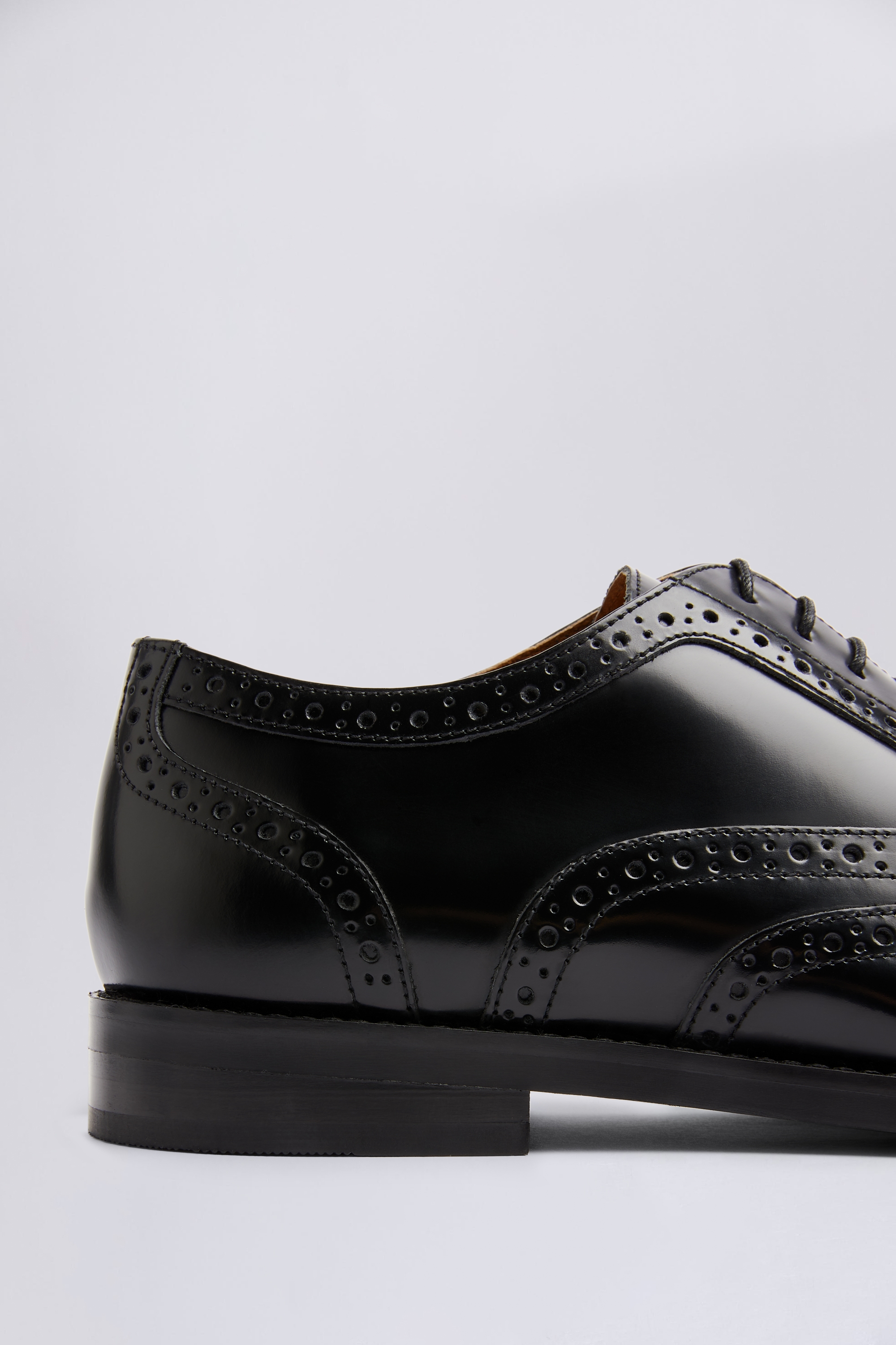 Oxford Black Brogue Shoes   Buy Online at Moss