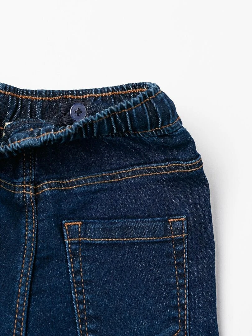 Pantalon de sport en jean pour bébé garçon  NATURE TAKEOVER   Bleu foncé