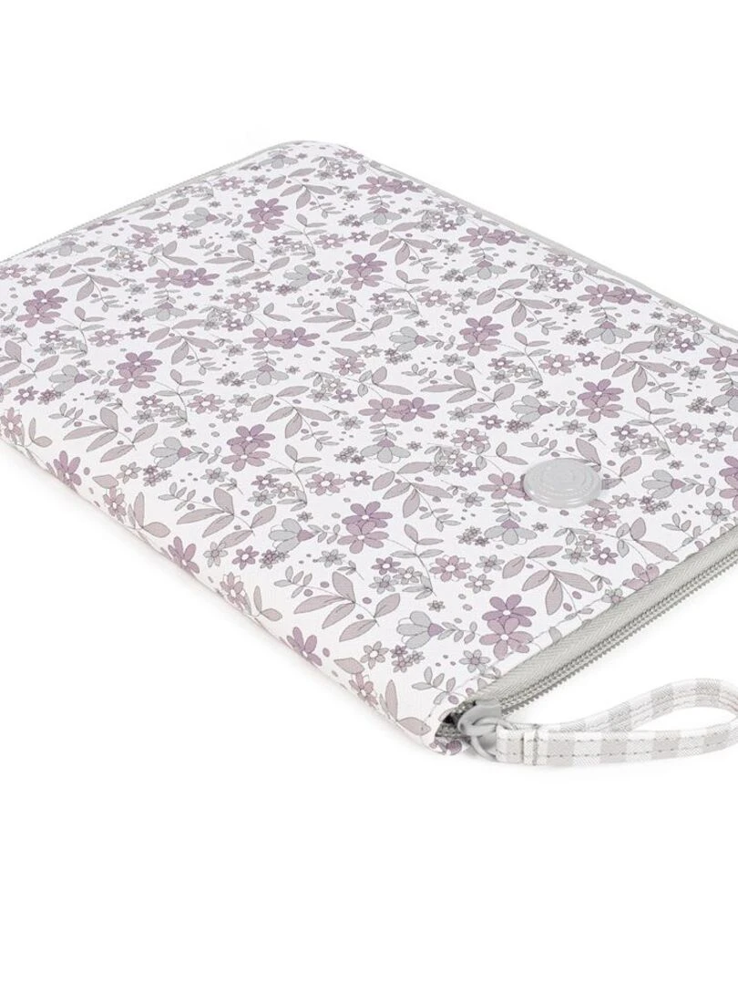 Protège carnet de santé Delia rose   Blanc
