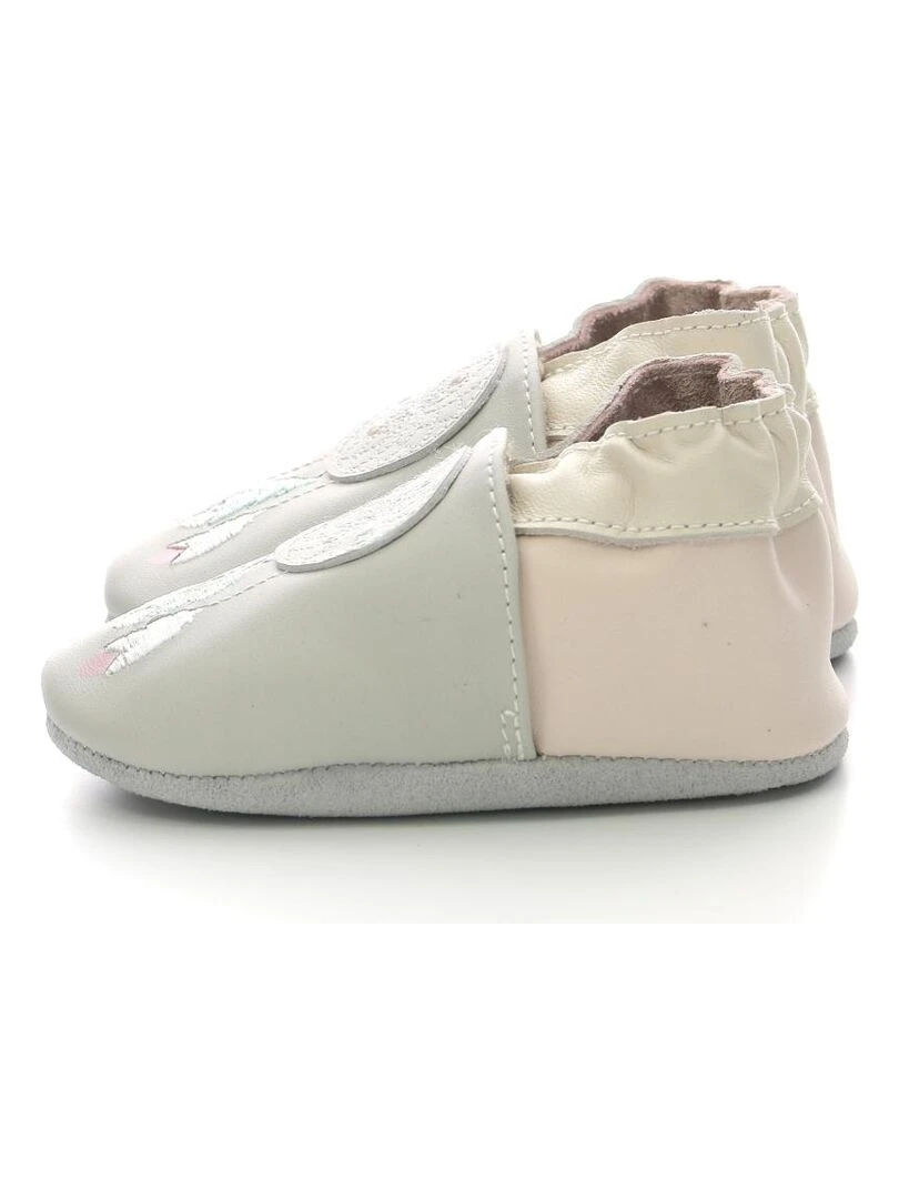 Chaussons Cuir Dream Tacker   Beige