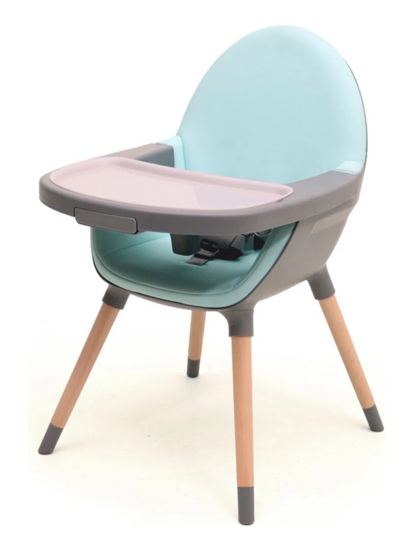 AT4   Chaise haute ESSENTIEL   Bleu clair