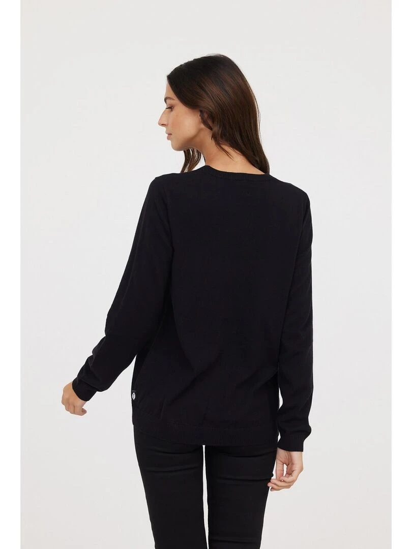 Lee Cooper   Pull coton regular CACIRI   Noir