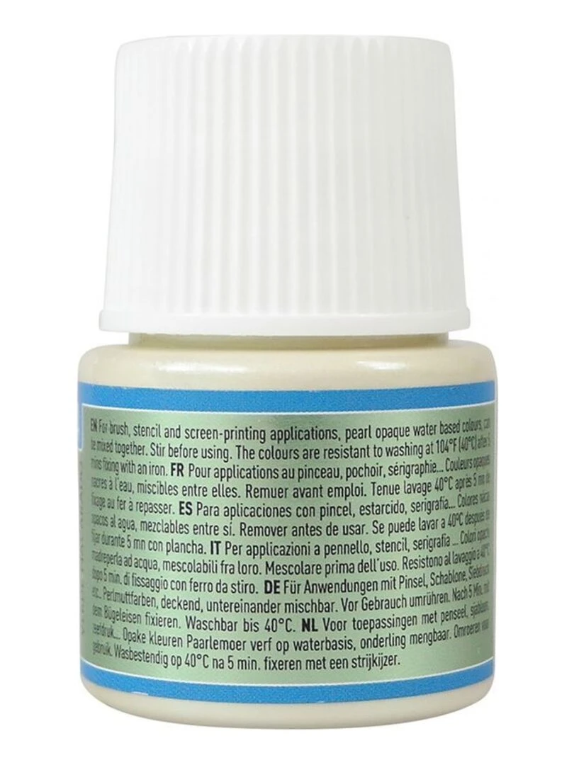 Peinture textile Setacolor opaque effet nacré   Vert   45 ml   N/A