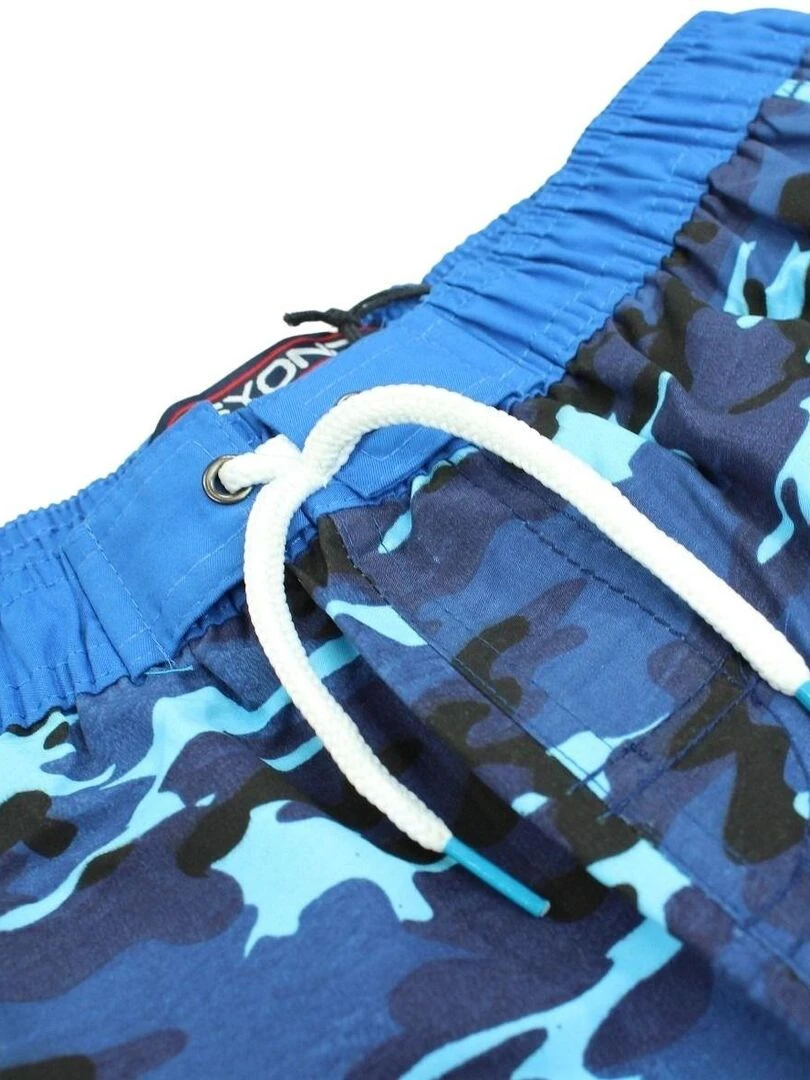 Nasa   Short De Bain homme imprimé logo   Bleu