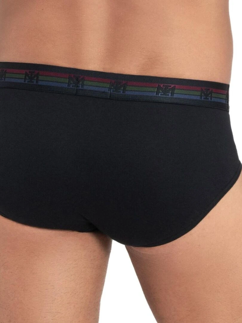 Lot de 2 slips en coton Haruto   Gris