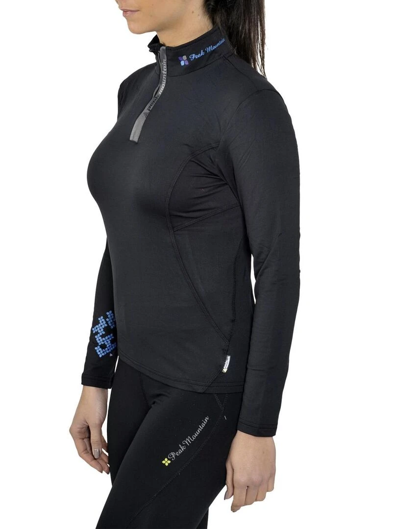 Top technique femme ANELI   Noir Bleu