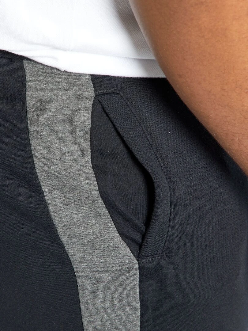 Pantalon de jogging en molleton   noir