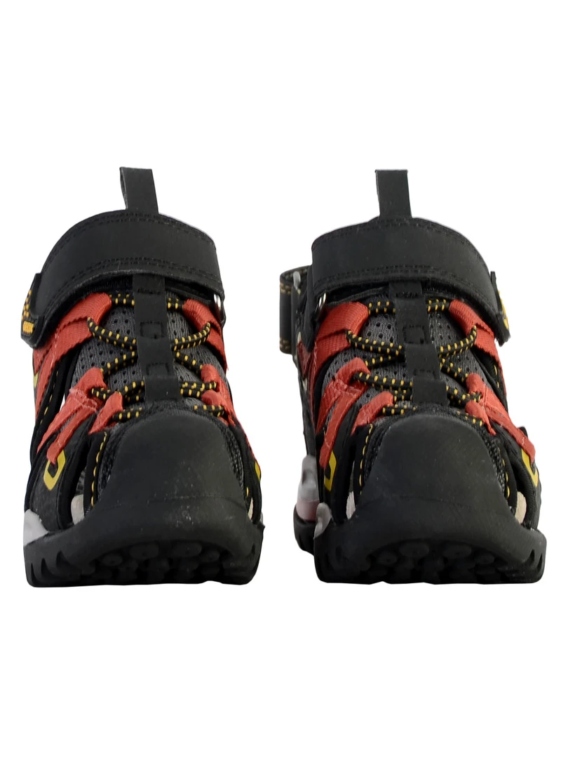 Sandale Cuir Enfant Geox Borealis   Noir