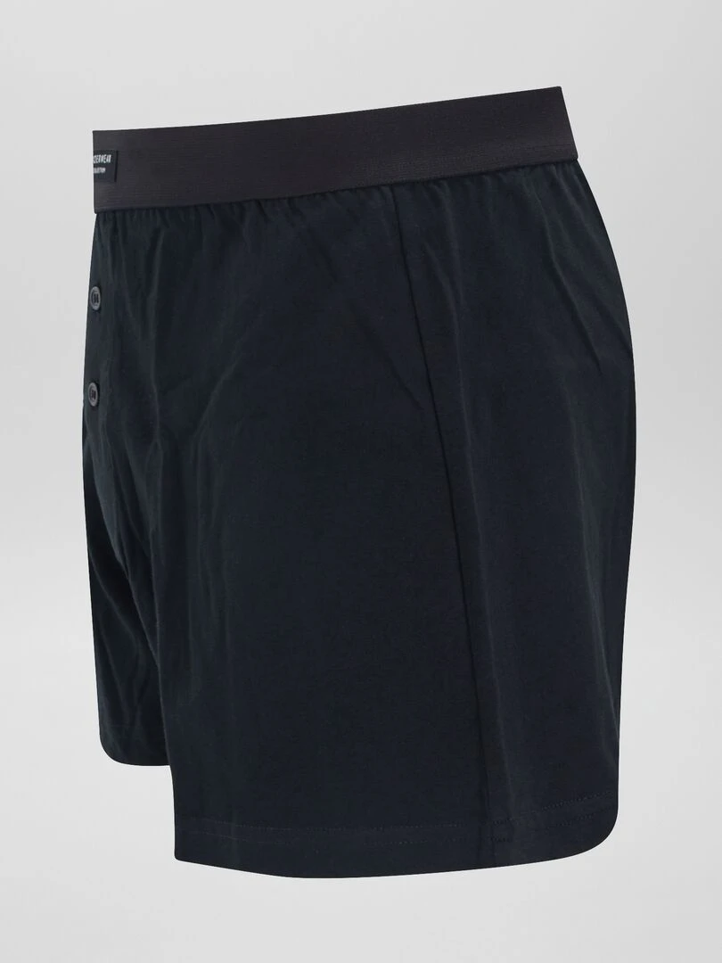 Lot de 3 boxers unis   Gris/noir/blanc