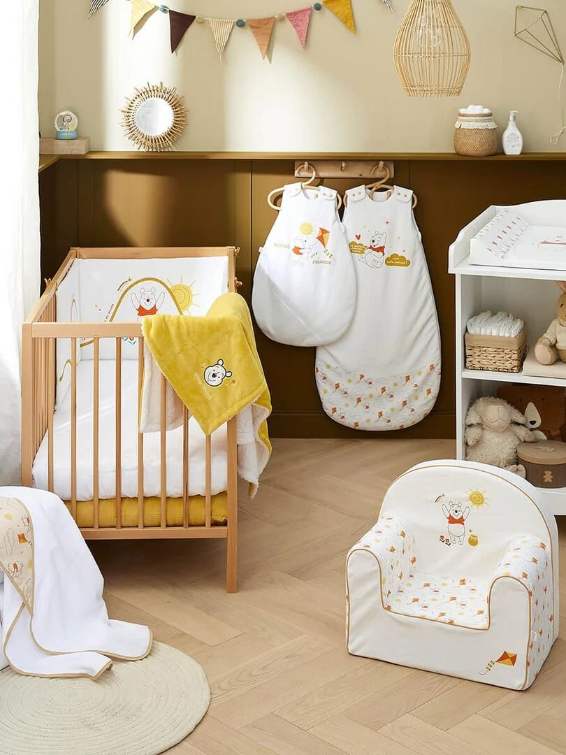 Gigoteuse naissance en velours   Winnie Retro   Jaune