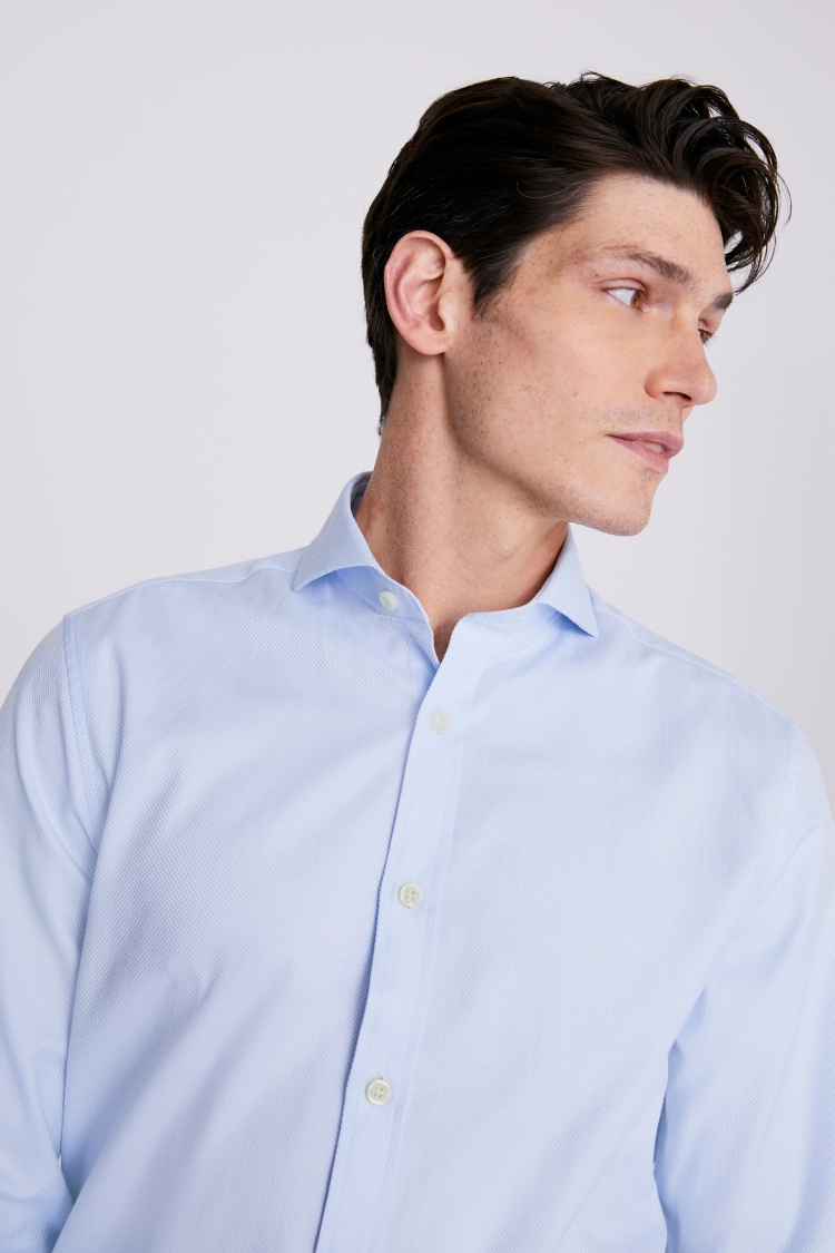 Regular Fit Sky Dobby Shirt Buy Online at Moss