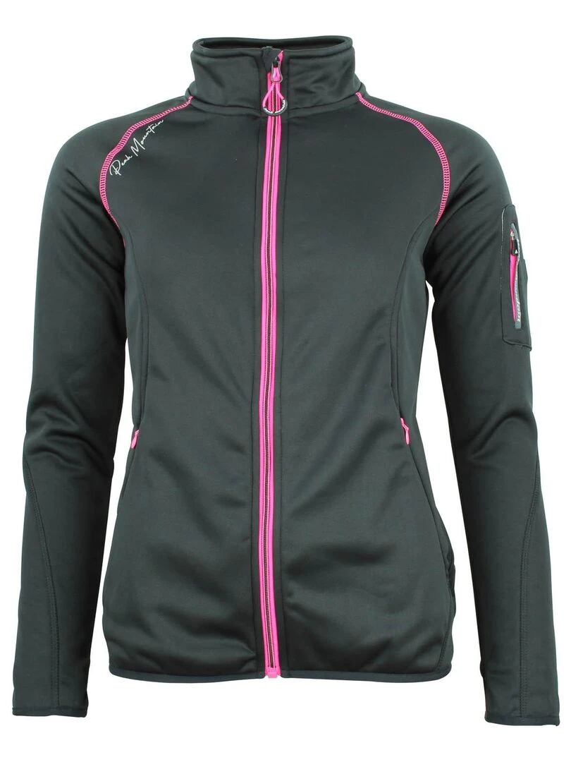 Blouson polarshell femme AMARO Noir Noir