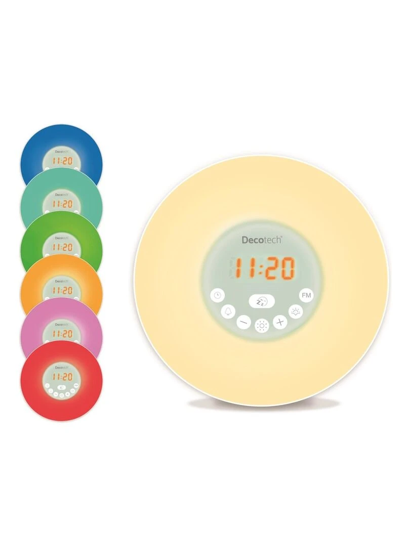 Radio Réveil Simulateur D’aube Couleur Decotech® N/A